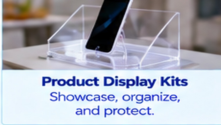 Clear acrylic product display